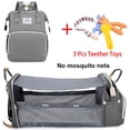 thumbnail image 1 of Mochila plegable para mamá, bolsa ligera y portátil para cuna, de gran capacidad, para bebé y Mujer, 1 of 4