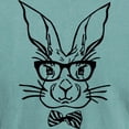 thumbnail image 3 of CafePress - Cute Hipster Easter Bunny T Shirt - Mens Comfort Colors Shirt, 3 of 5
