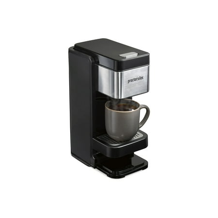 Proctor Silex - Single-Serve Coffee Maker with 40 oz. Reservoir, - Black