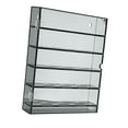 thumbnail image 2 of Yinanstore Display Case Holder Cabinet Acrylic 5 Rows Showcase Rack for Grandfathers Fathers Collector Gift Gray, 2 of 8