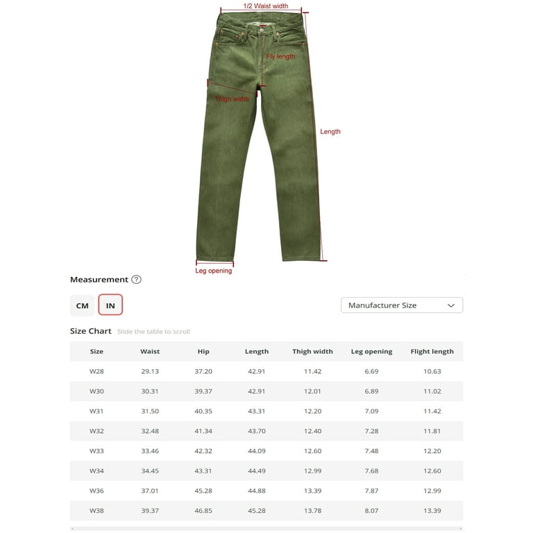 SAUCE ZHAN Men's Jeans, Olive Green Selvedge Denim, Vintage