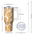 thumbnail image 2 of Modern 40oz Tumbler– Stainless Steel Insulated Tumbler with Handle and Straw, Large Capacity Travel Cup for Hot & Cold Drinks, 2 of 7
