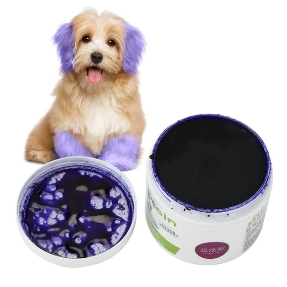 Dog Hair Dye, Pet Hair Dye Dog Dye Non Toxic Temporary Dog Fur Coloring Agent for Small Pet Hair Dying