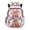 Strawberry Heart Print, variant on Psesaysky Cute Capybara Heart Funny Backpack with Front Pocket, Lightweight Multi-Pocket 17 Inch Casual Daypack for School Camping