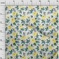thumbnail image 2 of oneOone Georgette Viscose Fabric Leaves & Floral Artistic Print Fabric By Yard 42 Inch Wide, 2 of 4