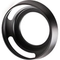 thumbnail image 2 of 43mm Black Metal Lens Hood. Vented Style. Anti-reflective Inner Coating., 2 of 3