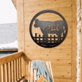 thumbnail image 5 of 3D Metal Wall Art Hanging Silhouette Animal Ornament Artwork Office Farmhouse Decoration , Cow, 5 of 7