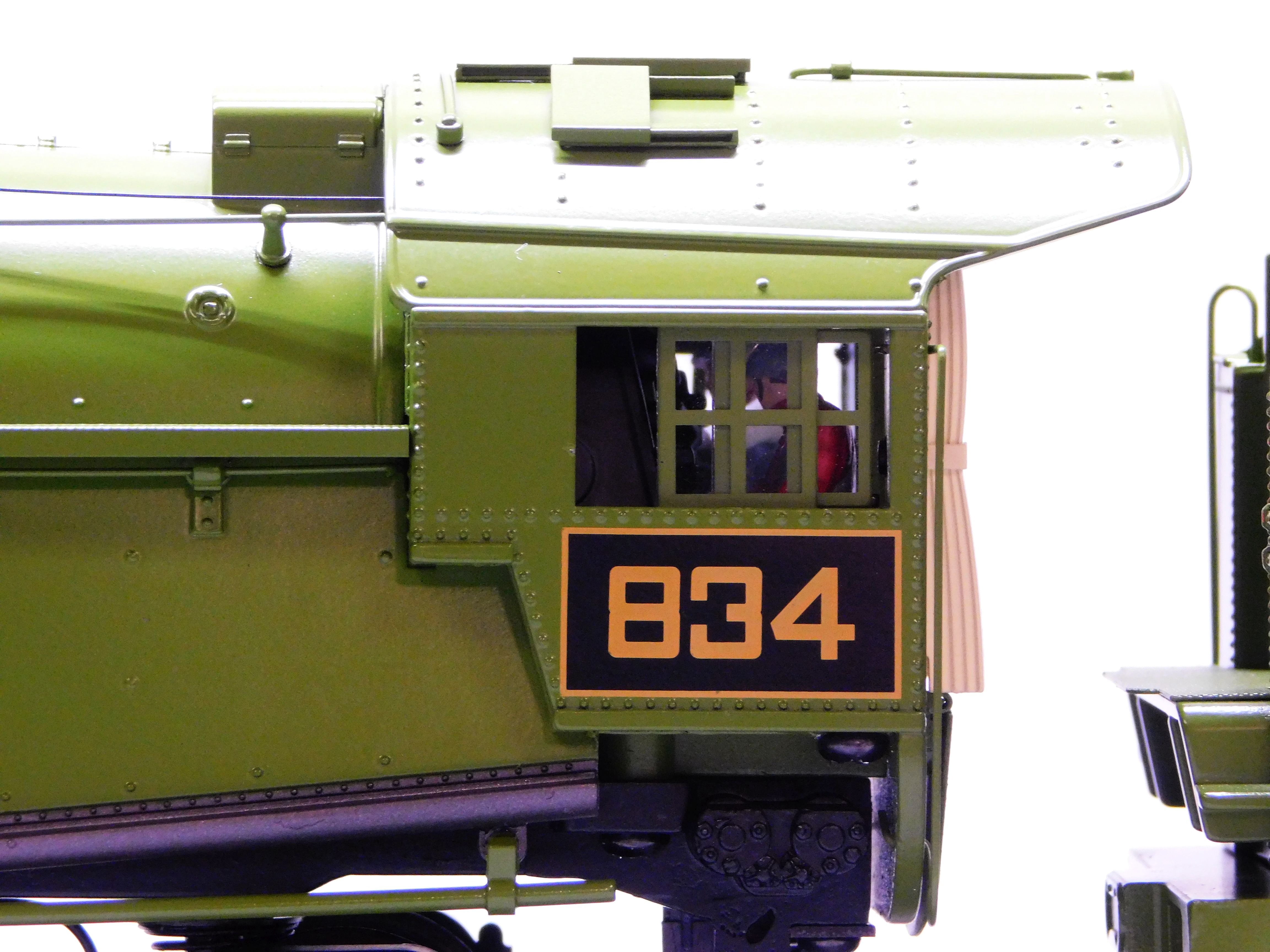 MTH PREMIER CNJ JERSEY CENTRAL BLUE COMET 4-6-2 STEAM ENGINE #834