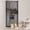 Black, variant on YUFU 63" Extra Tall Pet Door for Door Way, 30"-33"/30"-37" Adjustable Wide One-Handed Operation Tall Pet Gate for Dogs Cats, 30"-33" Black