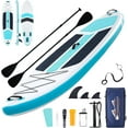 thumbnail image 4 of CONCETTA Inflatable Paddle Board,Equipped With SUP Paddle Board Accessories, The Non-slip EVA Deck Design Restarts The Surfboard,Surfboard for Youth&Adults of All Skill Levels,Gray Blue, 4 of 9
