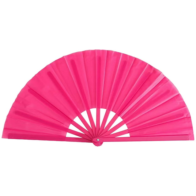 Abanicos grandes plegables para mujer, ideales para fiestas rave, recuerdos de Halloween, decoraciones para festivales de danza para hombres y mujeres, abanicos retro vintage de tela de nailon, abanic