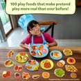 thumbnail image 2 of Pretend Play Playset Skillmatics Los 100 alimentos de juego más reales, 2 of 9