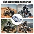 thumbnail image 5 of Uorisanigo ATV Seat Cover Waterproof Blue Hibiscus Flowers Seat Cover for ATV Universal Fit for Polaris Sportsman Honda Rancher Foreman Scrambler, Non-Slip Breathable, 5 of 7