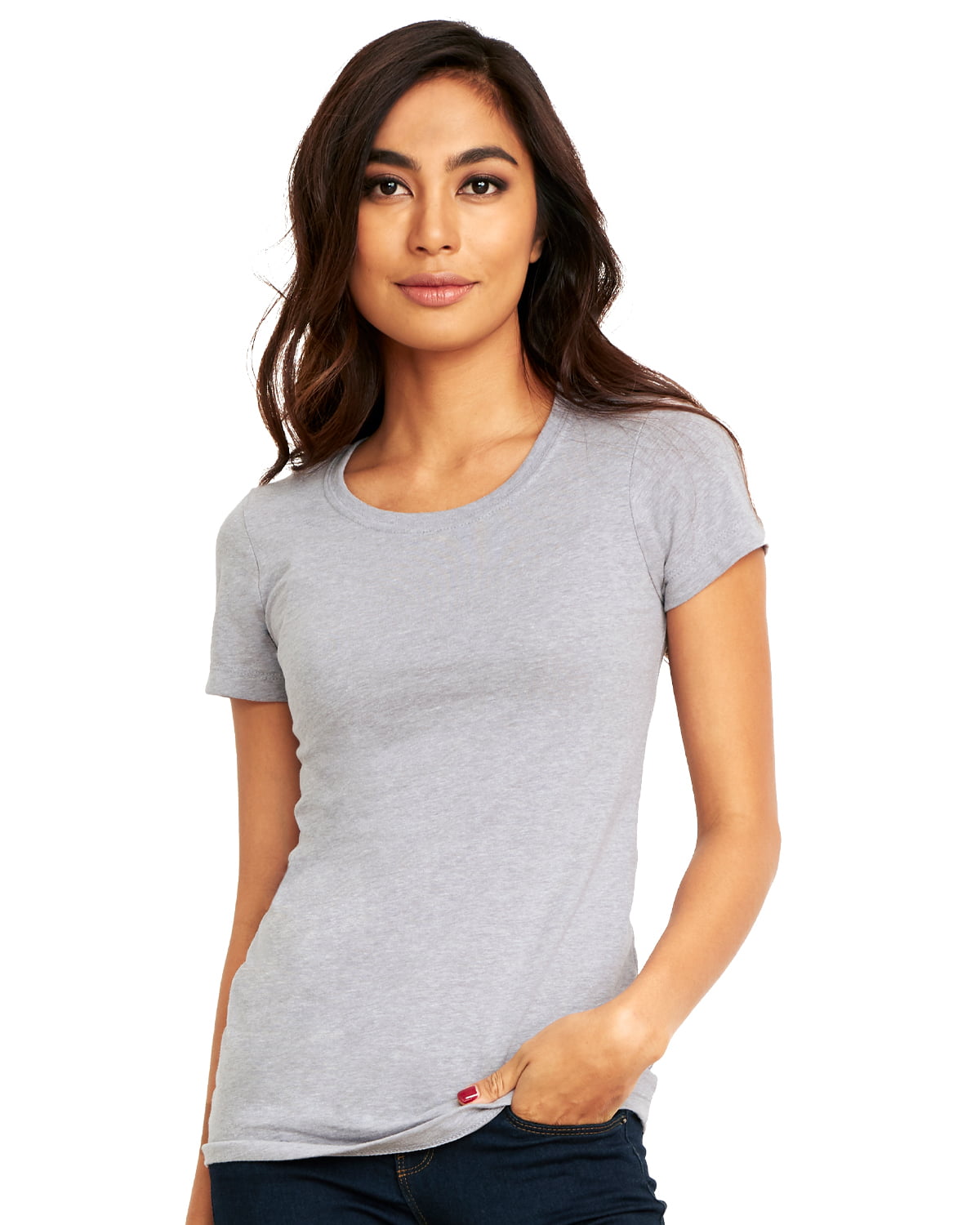 Next Level Apparel - Next Level Ladies' Ideal T-Shirt - N1510 - Walmart ...
