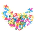 thumbnail image 1 of CIMAXIC 200pcs 15mm DIY Doodle Educational Toy Small Natural Wooden Slice Scrapbooking Embellishments DIY Craft Decor (Colorful English Letters Pattern),0.59"X0.59"X0.2", 1 of 4