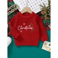 thumbnail image 2 of SUNSIOM Baby Girl Sweater Long Sleeve Flower Letters Knit Pullover Sweatshirt Warm Fall Winter Clothes, 2 of 8