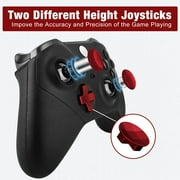 OIEXI Elite Series 2 Controller Wireless 13 in 1 Metal Thumbsticks, for Xbox One, Red, 13 Count