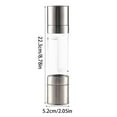 thumbnail image 4 of Manual Stainless Steel Pepper Grinder - Mini Head. Durable Material, Two Grinding Heads, Compact and Portable, Easy to Use, Versatile for Spices, 4 of 6