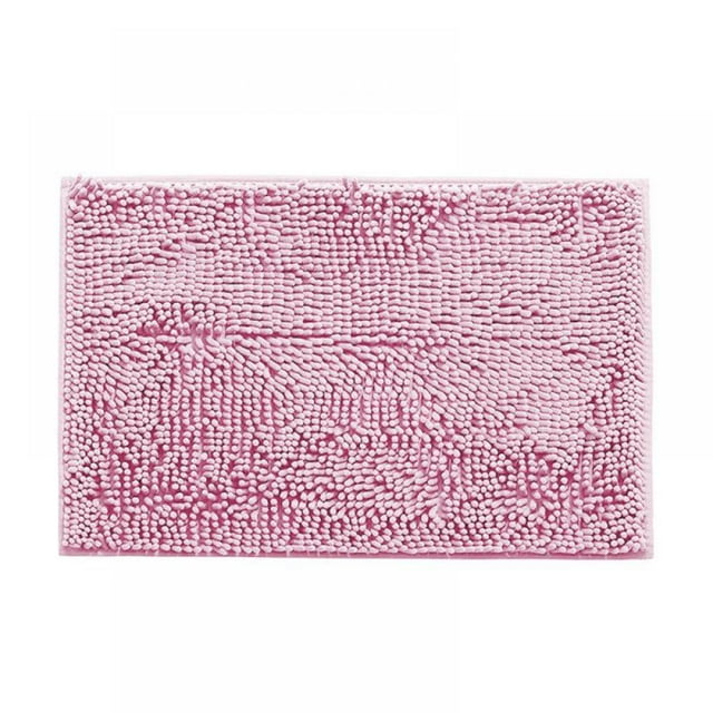 Final Clearance! Original Luxury Chenille Bathroom Rug Mat Extra Soft and Absorbent Shaggy Rugs Machine Washable Quick Dry Bathmat Plush Carpet for Tub Shower and Bath Room Floor Mats