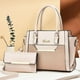 thumbnail image 5 of Bolso de hombro informal para mujer, bolsa de mano de cuero brillante de gran capacidad, a la moda, para compras, 2024, 5 of 6