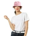 thumbnail image 4 of Bucket Hat for Men Women Unisex 100% Cotton Packable Foldable Summer Travel Beach Outdoor Fishing Hat - SM Light Pink, 4 of 6
