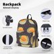 thumbnail image 4 of Mochila con estampado de melón de dibujos animados, mochila para portátil, bolsa de viaje, senderismo, mochila de negocios para mujeres y hombres., 4 of 5
