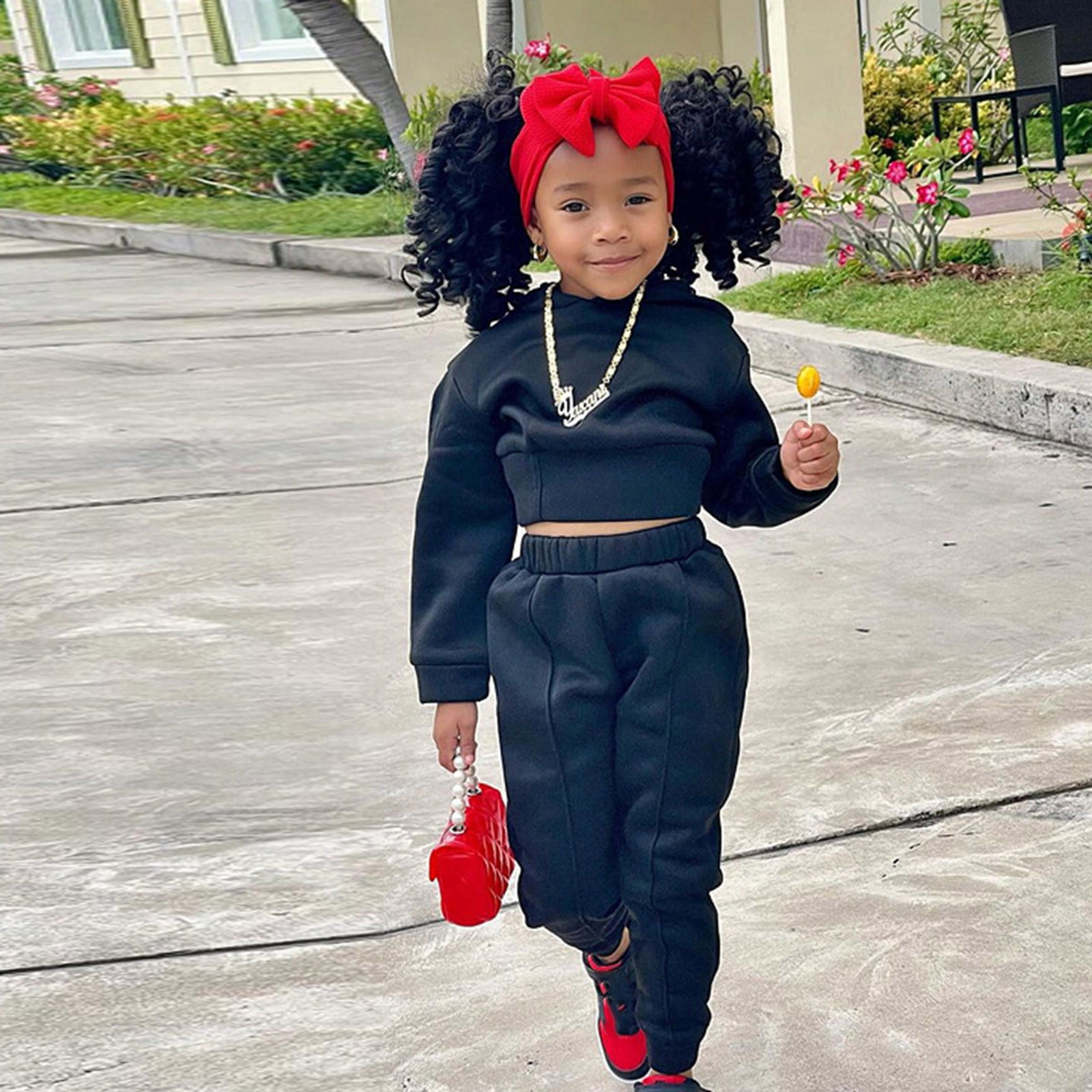 Year Old Girl Clothes Baby Girl Outfit Set Long Sleeve Hoodie