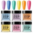 thumbnail image 1 of Juego de 6 colores de polvos para inmersión de uñas NOCIS Nail Art Dip, 1 of 8