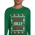 thumbnail image 4 of Holiday Time Boys Long Sleeve Christmas Graphic Tee Shirt, Sizes 4-18 & Husky, 4 of 5