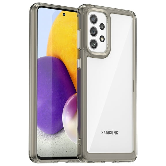 TECH CIRCLE For Galaxy A35 Case,[Non-Yellowing][Supports Wireless Charging] Slim Thin Shockproof Transparent Bumper Cover Full Body Protective Clear Case for Samsung Galaxy A35 5G 6.6" 2024,Gray