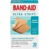 Johnson & Johnson Band Aid Ultra-Strips Adhesive Bandages, 20 ea
