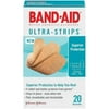 Johnson & Johnson Band Aid Ultra-Strips Adhesive Bandages, 20 ea