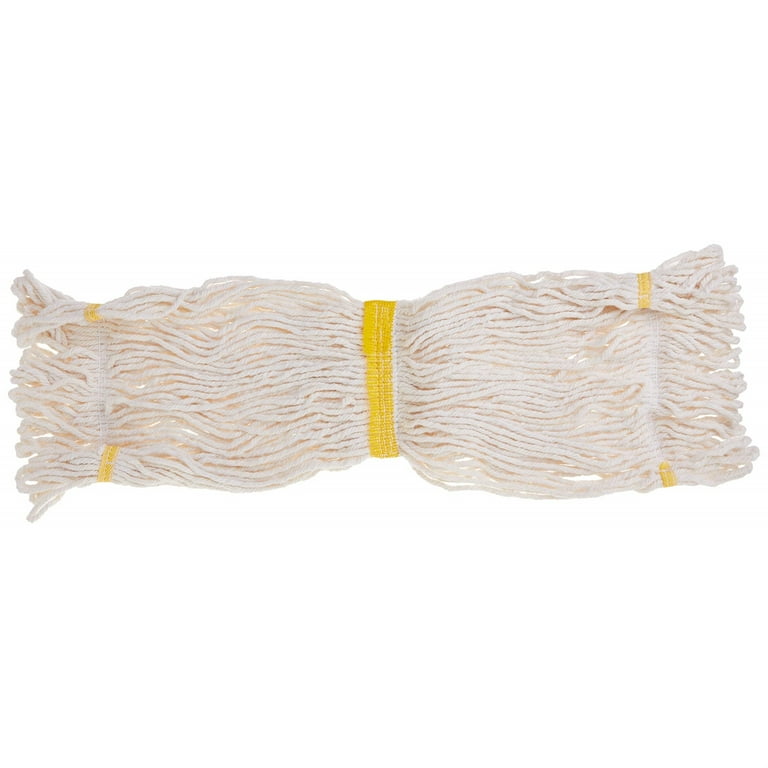 Genuine Joe Narrow Band Small Mophead - Small - Rayon, Cotton, Cotton - 1Each Genuine Joe Narrow Band Small Mophead - Small - Rayon, Cotton, Cotton - 1Each