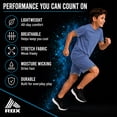 thumbnail image 5 of RBX Boys Athletic Outfit Short Set Performance Shirt and Basketball Shorts for Boys 2 Piece, 5 of 7