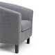 Simpli Home Austin Chaise de Bain de Transition de 30 Pouces de Large en Tissu à l'Aspect Lin Gris – image 3 sur 5