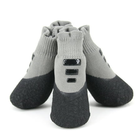 StarBay Sport Shoes 4Pcs Pet Shoes Waterproof Slip Good Elasticity Pet Dogs Sneakers for Large Medium Small Dogs Puppy Shoes
