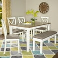 thumbnail image 5 of Linon Trio Tiles Hand Tufted Polyester 5'x7' Area Rug in Gray, 5 of 5