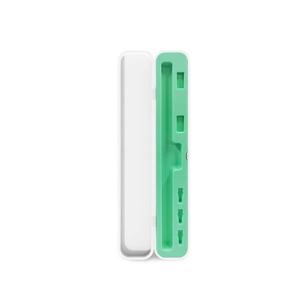 Seitruly Portalápices Estuche de almacenamiento Caja de bolígrafos Silicona Estilo simple multicolor Bolsa de protección a prueba de golpes Comodidad Kits de experimentos de química Verde