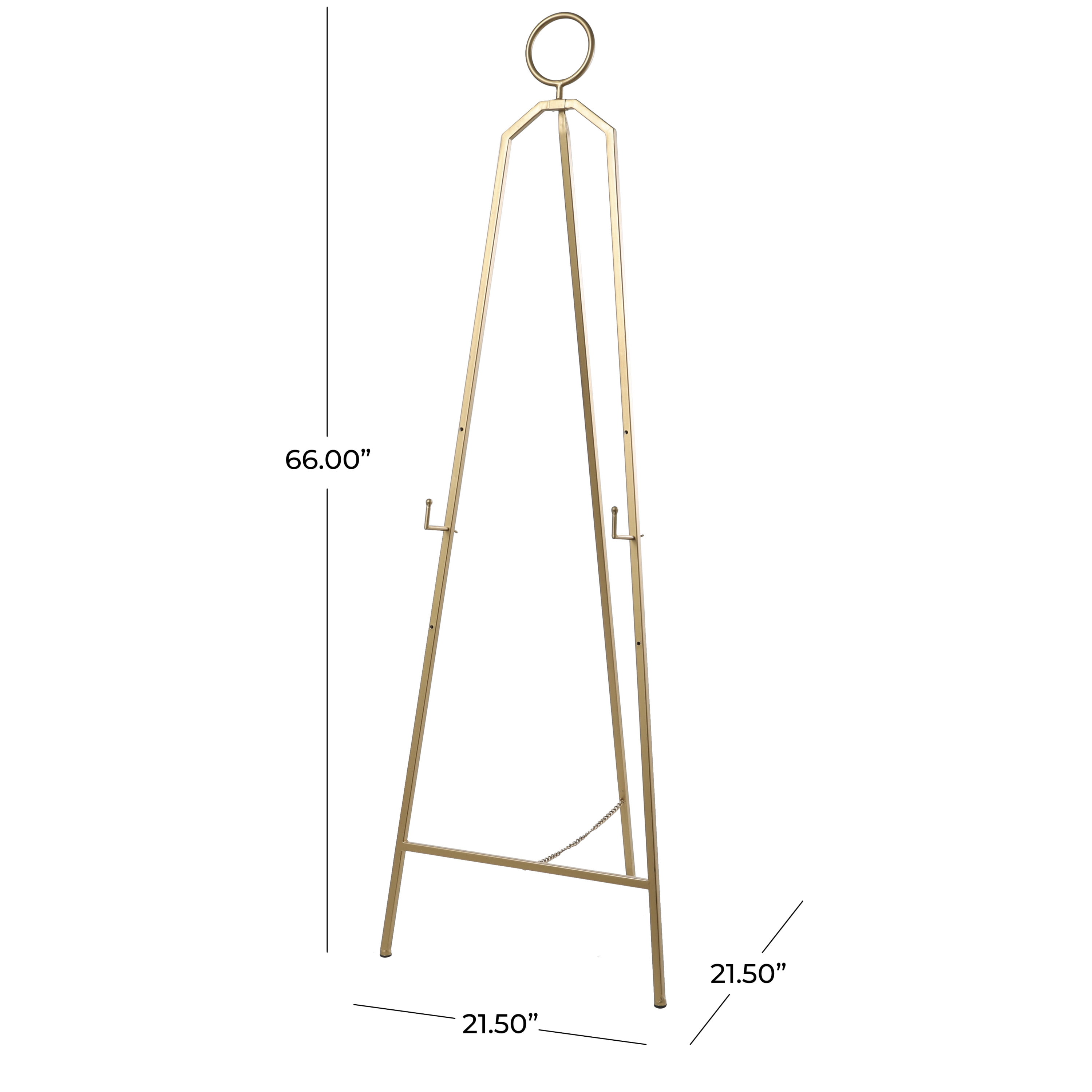 Gold Easel for Wedding, Floor Easel Stand for Wedding Sign, Solid