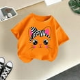 thumbnail image 5 of MEZZALL Kids Girls Cute Graphic Cartoon T-Shirts Round Neck Short Sleeve Tee Summer Casual T Shirt Tee Relaxed Fit Baby Toddler Dailywear, 5 of 5