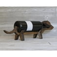 thumbnail image 4 of Portabotellas de madera con forma de perro salchicha, accesorios para vino, almacenamiento de botellas de vino, decoración para vino. Marron oscuro, 4 of 9