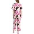 thumbnail image 2 of N Natori womens  2pc Geisha Pajama Set, XL, Purple, 2 of 3
