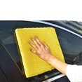 thumbnail image 2 of Toalla para detalles de automóviles, toalla de lavado de automóviles de doble cara de color amarillo grisáceo, paño de limpieza de doble cara para automóviles, artesanía superior, 2 of 9