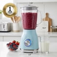 thumbnail image 2 of OVENTE Countertop Blender for Shakes and Smoothies with 550W Motor, 50 Oz Glass Jar and Adjustable 4 Speed Settings Ideal for Frozen Fruit Drinks, Puree, Ice Crush, Sauces and More, Blue BLH2604LBL, 2 of 7