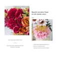 thumbnail image 3 of Naiovety Seda al aire libre en rosas artificiales realistas: cualquier entorno, flores artificiales de otoño de bajo mantenimiento Flores artificiales rojo, 3 of 6