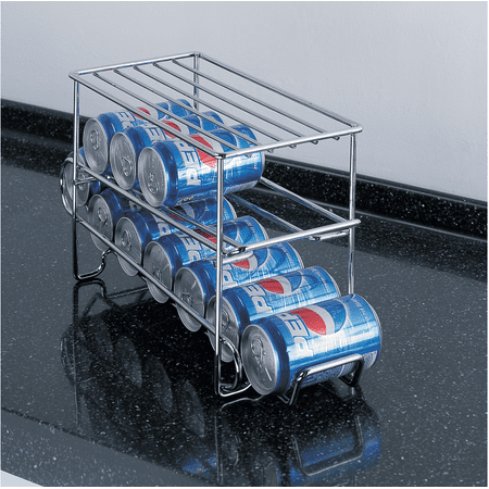 Organize It All 12 Can Organizer Rack in Chrome