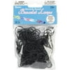 Darice Darice Stretch Band Bracelet Loops With S Clips Black