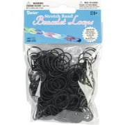 Darice Darice Stretch Band Bracelet Loops With S Clips Black