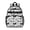 Black-6, variant on Ocean Waves and Lighthouse Students Backpack with Nautical Anchor, Boat, Coastal Marine, Sea, Tropical Beach Seaside Design for Students and Students