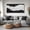 Center Wave, variant on Large Hand Painted 3D Thick Textured Abstract Wall Art, Black White Center Wave Impasto Oil Painting Picture, 72x36 Inch Raised Texture Canvas Wall Decor for Living Room Bedroom Hallway Office